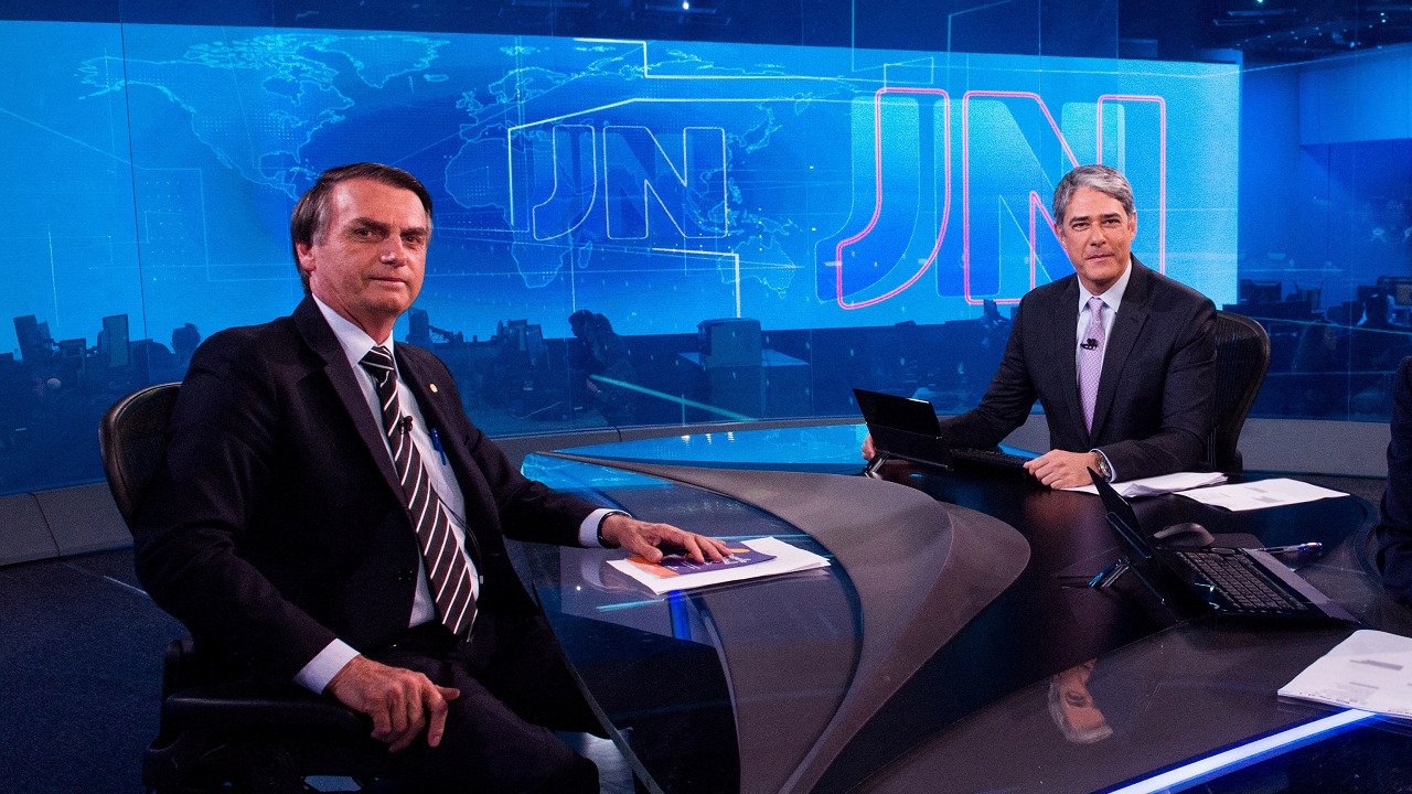 Após sorteio, Jair Bolsonaro será o primeiro entrevistado pelo Jornal Nacional
