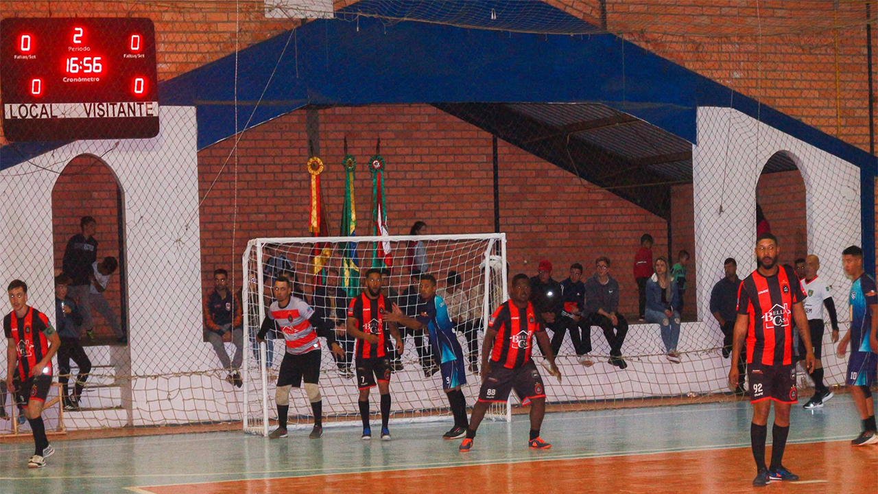 Rodada do futsal deste fim de semana será composta em sua maioria